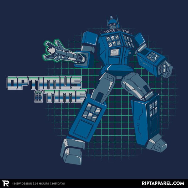 Limited Edition Doctor Who  Transformers Mashup T Shirts And Hoodies Available Today  (1 of 3)